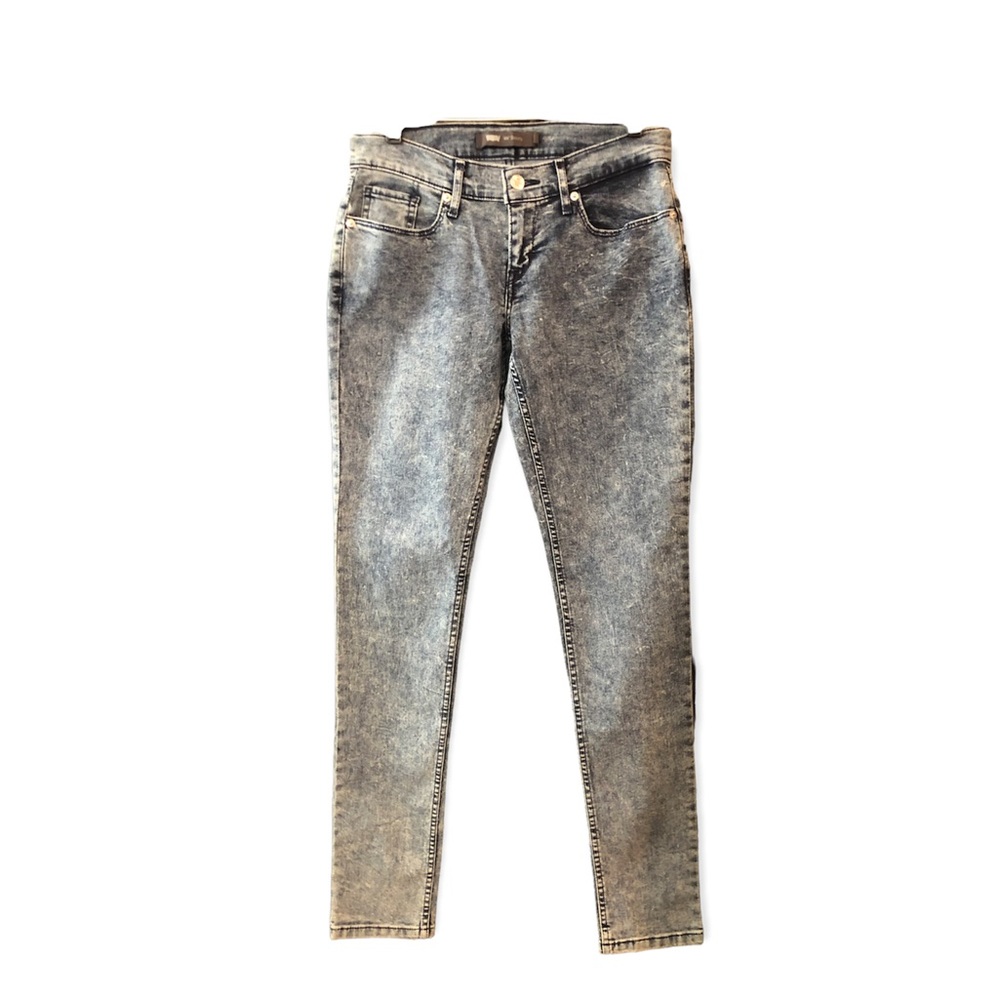 Levi's 524 Skinny Womens Denim Jeans Blue Acid Wash Size 5 Regular